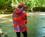 Brella Red Blue Unisex Rain Jacket