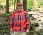Brella Red Blue Unisex Rain Jacket