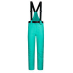 Women Men Ski Pants Brands Outdoor Sports Suspenders Windproof Waterproof Trousers