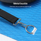 Adjustable padded seat for kayaks, paddleboards, canoes, with backrest, suitable for kayak, canoe, rafts, fishing.