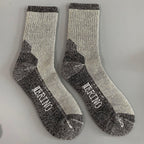 Wool Outdoor Hiking And Mountaineering Thickened Warm Ski Socks For Fall And Winter