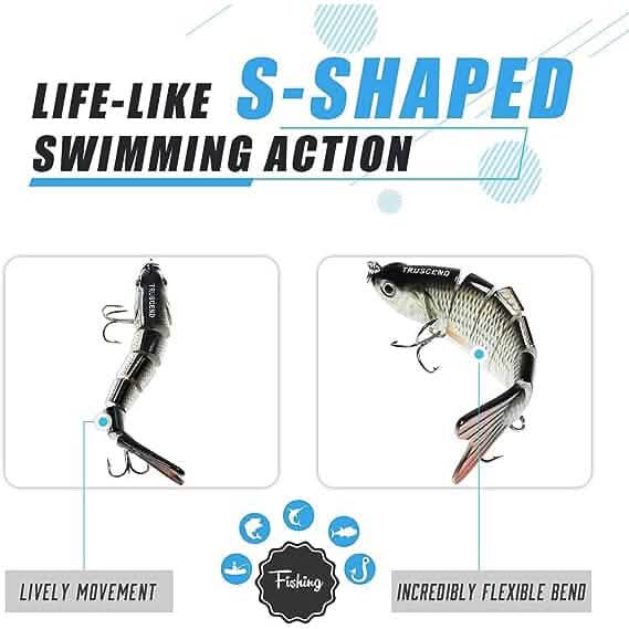 3-Pack: Fishing Lures for Bass Trout