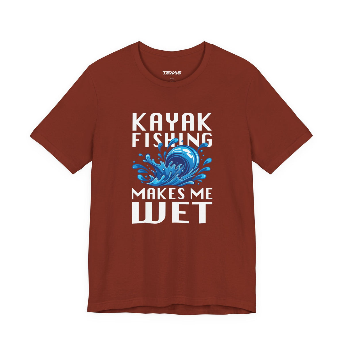 Kayak Fishing Makes Me Wet — Unisex Cotton Tee
