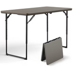 4ft/6ft Portable Plastic Folding Table – Indoor & Outdoor Dining
