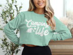 Camping Life with Tent and Heart Great Outdoors Long Sleeve T-Shirt