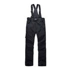 Women Men Ski Pants Brands Outdoor Sports Suspenders Windproof Waterproof Trousers