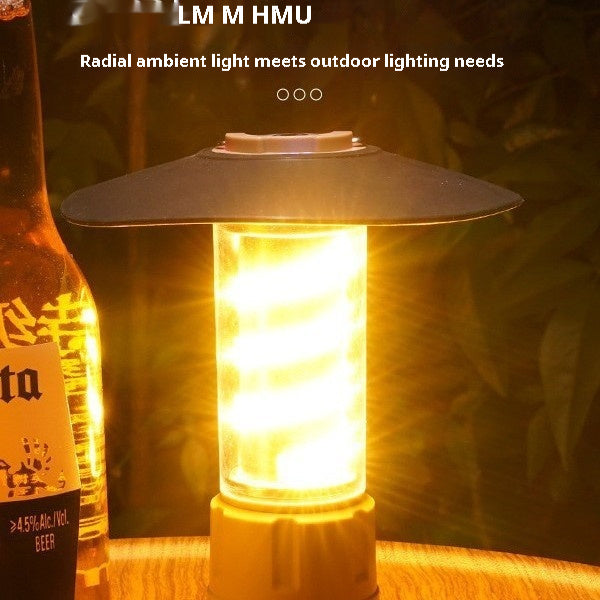 Camping Lamp Outdoor Lighting Flashlight Stall Portable Tent Light