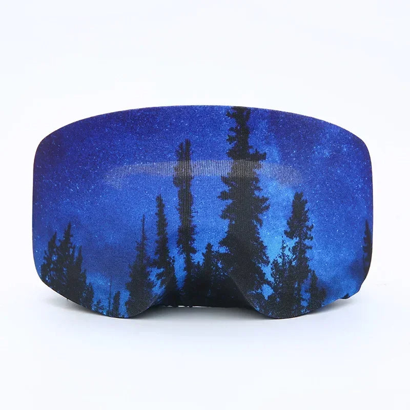Ski Goggle Cover Scratch-Proof Snowboarding Goggles Protector Stretchy Skiing Eyewear Covers Snow Sport Glasses Protective Gear