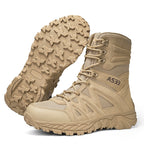 Breathable Leather Hiking Boots High-top Outdoor Climbing Shoes And Rugged Work Boots For The Wildernes