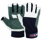 Sailing Gloves All Cut Fingers Blue Grey kayaking watersports