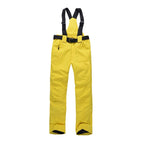 Women Men Ski Pants Brands Outdoor Sports Suspenders Windproof Waterproof Trousers