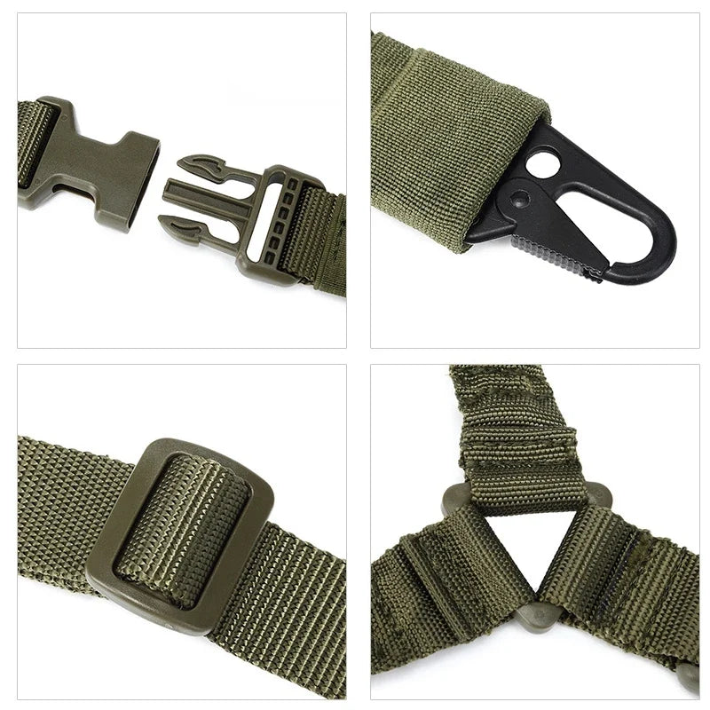 Tactical One Point Gun Sling Military Strap Airsoft Rifle Slings Paintball Shooting Hunting Accessories Single Point Gun Rope