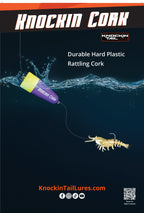 Knockin Cork. The Rattling Popping Cork Built to Call Fish In.