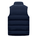 Mens Vest Jacket – Warm Sleeveless Waterproof Zipper Coat