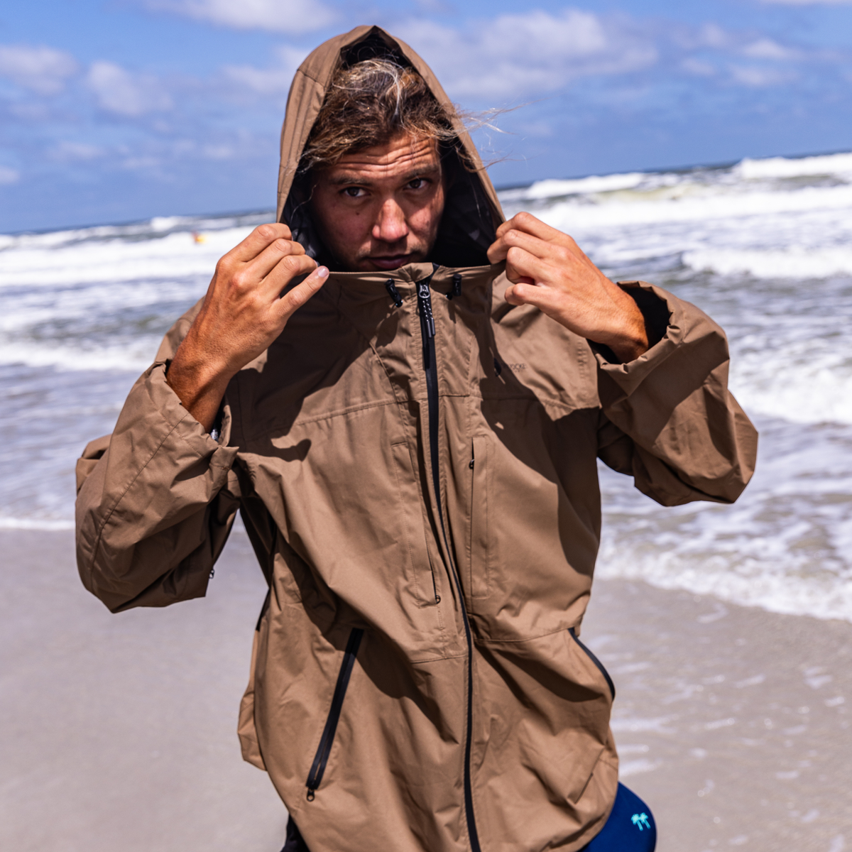 Outback - Waterproof Rain Jacket With A Waterproof Pocket