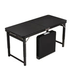 Folding table stall foldable outdoor portable rectangular small table camping picnic night market folding table and chairs