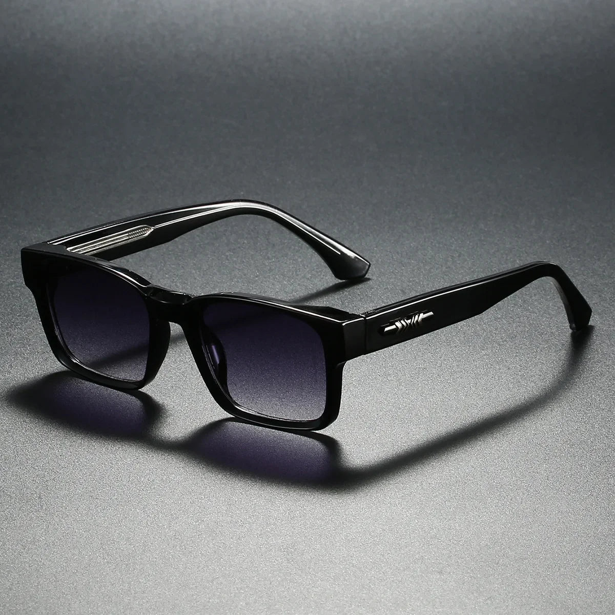 Quality Square Polarized Sunglasses Men Metal Core UV400 Unisex Sun Glasses Travel Hiking Beach Fishing Eyewear