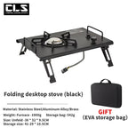 Mountainhiker Camping Folding Lift Removable Multi Unit IGT Table Gas Stove Portable Camp BBQ Grill Table Outdoor Picnic table