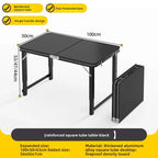 Folding table stall foldable outdoor portable rectangular small table camping picnic night market folding table and chairs