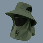 UV Protection Sun Hat | Outdoor Fishing and Hiking Cap with Neck Flap