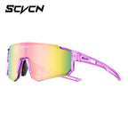 SCVCN UV400 Mountaineering Cycling Protective Glasses Running Sunglasses Stylish Hiking Driving Glasses MTB Sports Sunglasses