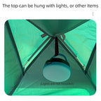 Outdoor camping tent, hand-built rain and sun protection hiking tent, double bed for couples and children, portable windproof