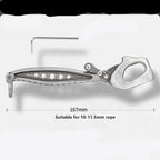 Stainless Steel Descender for Work & Rock Climbing