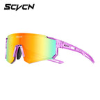 SCVCN UV400 Mountaineering Cycling Protective Glasses Running Sunglasses Stylish Hiking Driving Glasses MTB Sports Sunglasses