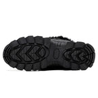 Winter Snow Boots  Women Waterproof Non-Slip Warm Northeast-Style Large Cotton Shoes, Ski , Fleece-Lined,  High-Top Cotton Boots