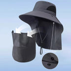 UV Protection Sun Hat | Outdoor Fishing and Hiking Cap with Neck Flap