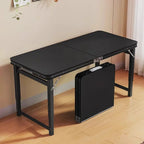 Folding table stall foldable outdoor portable rectangular small table camping picnic night market folding table and chairs