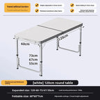 Folding table stall folding outdoor portable lifting work table camping picnic night market folding table and chairs