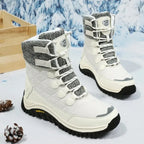Women's Fur-Lined Ankle Snow Boots for Hiking