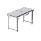 Folding table stall folding outdoor portable lifting work table camping picnic night market folding table and chairs