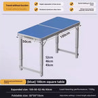 Folding table stall folding outdoor portable lifting work table camping picnic night market folding table and chairs