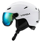 Streamlined Style Integrated Ski Helmet & Goggles