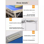 Folding table stall folding outdoor portable lifting work table camping picnic night market folding table and chairs