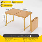 Folding table stall foldable outdoor portable rectangular small table camping picnic night market folding table and chairs