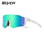 SCVCN UV400 Mountaineering Cycling Protective Glasses Running Sunglasses Stylish Hiking Driving Glasses MTB Sports Sunglasses
