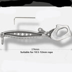 Stainless Steel Descender for Work & Rock Climbing