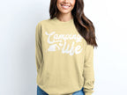 Camping Life with Tent and Heart Great Outdoors Long Sleeve T-Shirt