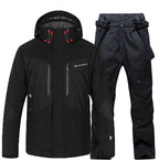 Men's Winter Waterproof Padded Padded Warm Ski Suit