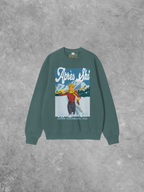 Underground Original Design: Apres Ski, Aspen Social Club Boxy Cotton Sweatshirt