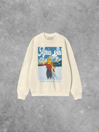 Underground Original Design: Apres Ski, Aspen Social Club Boxy Cotton Sweatshirt