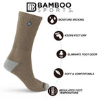 Premium Bamboo Rayon Crew Socks