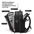 Vacuum Compressed Backpack - Space Saving Portable Travel Rucksack with Compression Technology for Hiking Camping