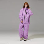 Unisex Windproof And Waterproof Loose-fitting Fashionable Ski Suit Set