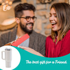 40oz V2 large capacity tumbler,  With Handle And Straw Lid, Insulated Reusable Stainless Steel Water Bottles Travel Mug Coffee Cup car cup water cup For Men Women Outdoor Camping Driving, gift