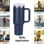 40oz V2 large capacity tumbler,  With Handle And Straw Lid, Insulated Reusable Stainless Steel Water Bottles Travel Mug Coffee Cup car cup water cup For Men Women Outdoor Camping Driving, gift