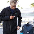 The Huakai Travel Rain Jacket - Black